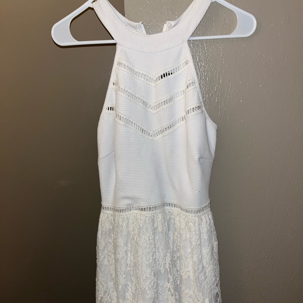 White lace dress